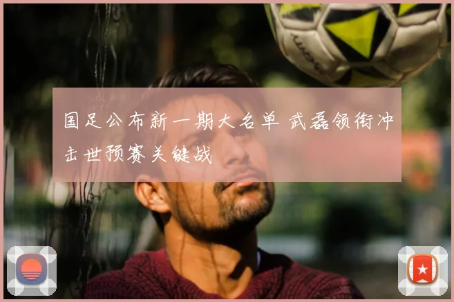 国足公布新一期大名单 武磊领衔冲击世预赛关键战