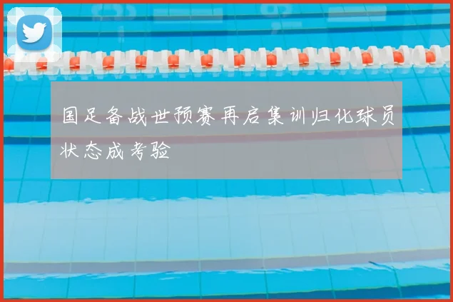 国足备战世预赛再启集训归化球员状态成考验